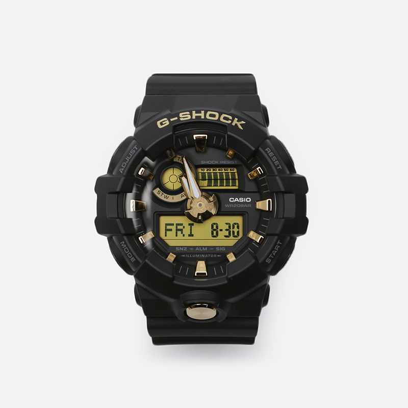 черные часы Casio G-Shock GA-710B-1A9 - цена, описание, фото 1
